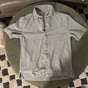 Abercrombie Green Linen Shirt